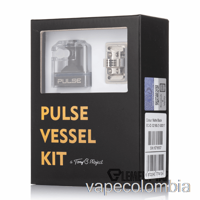 Vape Recargable Vandy Vape Pulse Aio Kit De Recipiente Gris Esmerilado